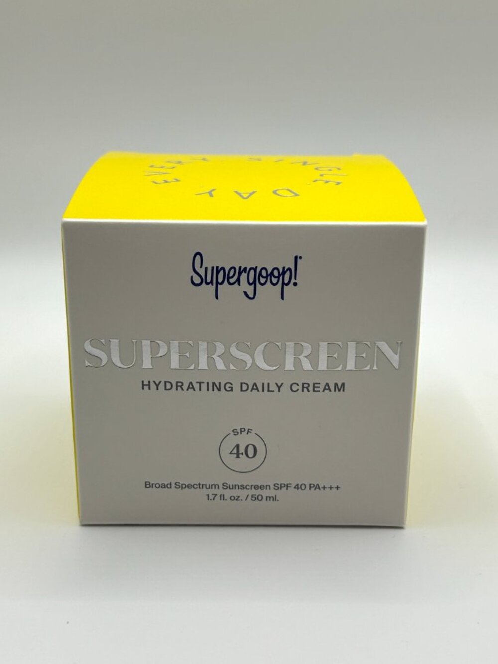 Supergoop! DailyScreen Hydrating Cream SPF 40 50mL NIB Broad Spectrum Face SPF